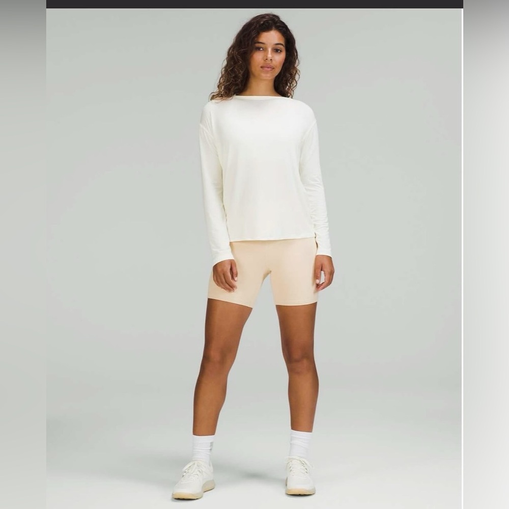 Lululemon Modal-Blend Open-Back Long Sleeve Shirt